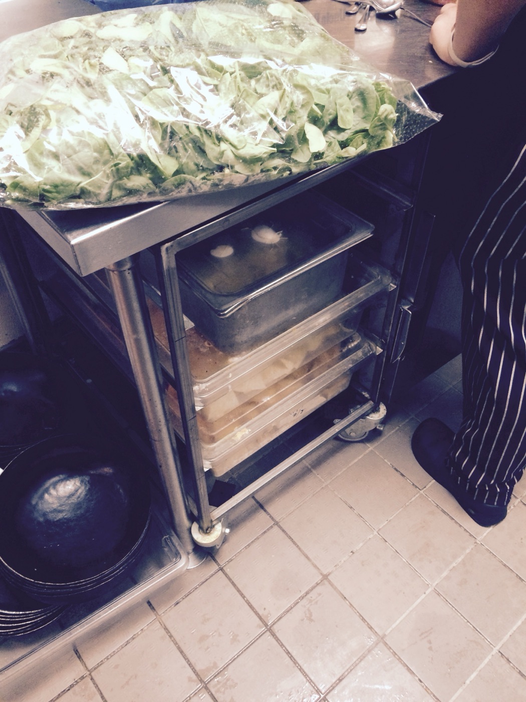 On-site stainless counter and splash weld repair